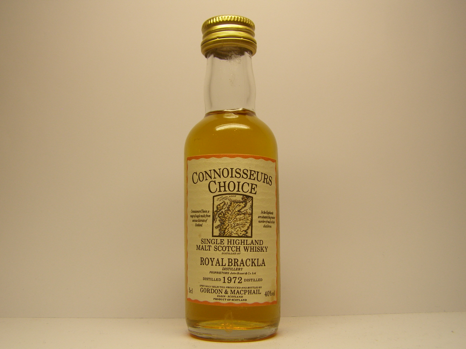 SHMSW 1972 "Connoisseurs Choice" 5cl 40%vol